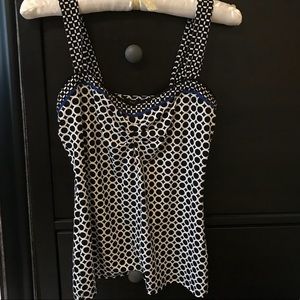 WHBM Black and White Tank Top (NWT)